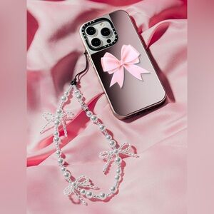 Casetify phone charm Bow Phone Charm - Frosted Bows